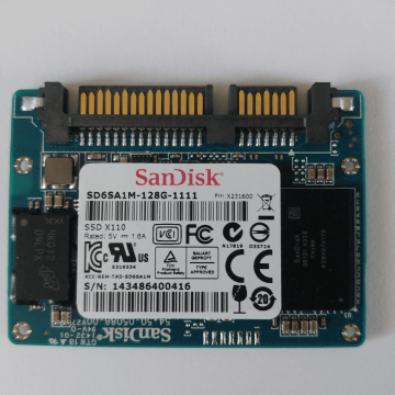SanDisk X110 SD6SA1M-128G 128GB SATA 6Gb/s MO-297 Slim SATA Solid State Drive (SD6SA1M) thumbnail