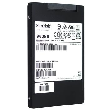 SanDisk CloudSpeed Eco Gen. II SDLF1DAR-960G-1HA1 960GB SATA 6Gb/s 2.5 Solid State Drive (SDLF1DAR-960G1HA1) thumbnail