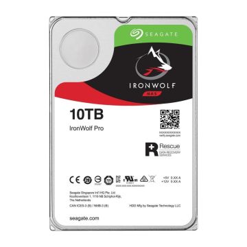 Seagate IronWolf Pro interne harde schijf 10 TB 7200 RPM 256 MB 3.5" SATA III (ST10000NE0008) thumbnail