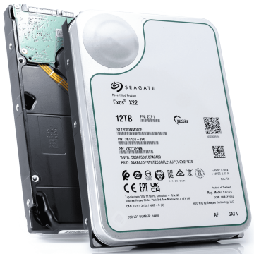 Seagate Exos X22 ST12000NM000E 12TB 7.2K RPM SATA 6Gb/s 512e 3.5in Hard Drive (ST12000NM000E) thumbnail