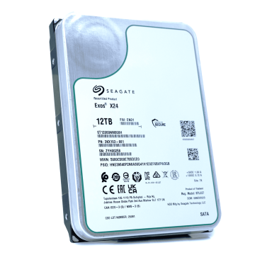 Seagate Exos X24 ST12000NM000H 12TB 7.2K RPM SATA 6Gb/s 512e 3.5in Hard Drive (ST12000NM000H) thumbnail