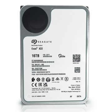 Seagate Exos X22 ST16000NM000E 16TB 7.2K RPM SATA 6Gb/s 512e FastFormat 3.5in Hard Drive (ST16000NM000E) thumbnail