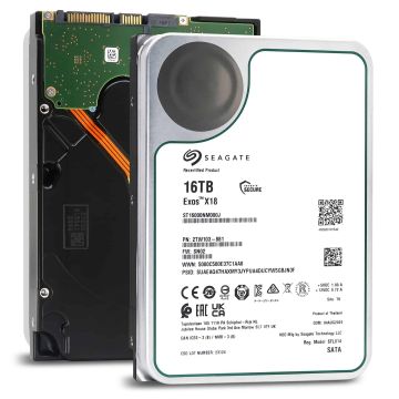 Seagate Exos X16 ST16000NM000G 16TB 7.2K RPM SATA 6Gb/s 512e/4Kn Power Disable Feature 3.5in Hard Drive (ST16000NM000G_PWR) thumbnail