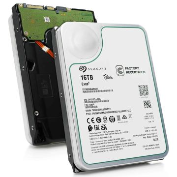 Seagate Exos X16 ST16000NM002C 16TB 7.2K RPM SATA 6Gb/s 512e 3.5in Hard Drive EU (ST16000NM002C_NB) thumbnail