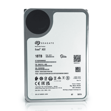 Seagate Exos X22 ST18000NM000E 18TB 7.2K RPM SATA 6Gb/s 512e FastFormat 3.5in Hard Drive (ST18000NM000E) thumbnail