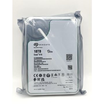 Seagate Exos X18 ST18000NM014J 18TB 7.2K RPM SATA 6Gb/s SED 3.5in Hard Drive (ST18000NM014J_PWR) thumbnail