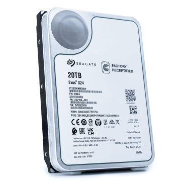 Seagate Exos X24 ST20000NM000H 20TB 7.2K RPM SATA 6Gb/s 512e 3.5in Hard Drive (ST20000NM000H) thumbnail