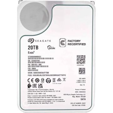 Seagate Exos ST20000NM002C 20TB 7.2K RPM SATA 6Gb/s 512e 3.5in Hard Drive (ST20000NM002C) thumbnail