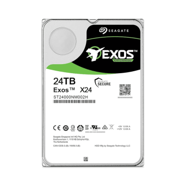Seagate Exos X24z ST24000NM000E 3H9113-886 22TB 7.2K RPM SATA 6Gb/s 512e Hybrid SMR (Ships as CMR/PMR) 3.5in Hard Drive (ST24000NM000E) thumbnail