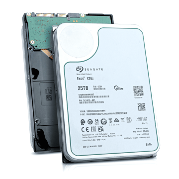 Seagate Exos X26Z ST25000NM000E 25TB 7.2K RPM SATA 6Gb/s 512e Host Managed SMR 3.5in Hard Drive (ST25000NM000E) thumbnail