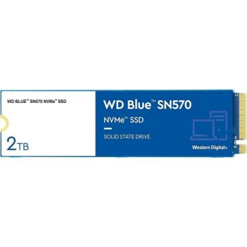 Western Digital M.2 2TB WD Blue SN570 NVMe PCIe 3.0 x 4 (WDS200T3B0C) thumbnail