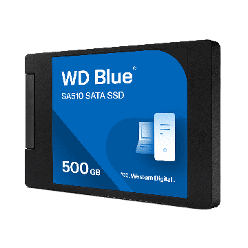 Western Digital WDS500G3B0A BLUE SSD, 500GB, 2.5, SATA3, 3D, 560/ 510 MB/s, 95000 / 84000 IOPS (WDS500G3B0A) thumbnail