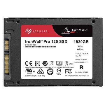 Seagate IronWolf Pro 125 ZA1920NX10001 1.92TB SATA 6Gb/s 3D TLC 2.5in Solid State Drive (ZA1920NX10001) thumbnail