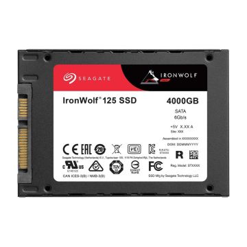 Seagate IronWolf 125 ZA4000NM10002 4TB SATA 6Gb/s 3D TLC 2.5in SSD (ZA4000NM10002) thumbnail