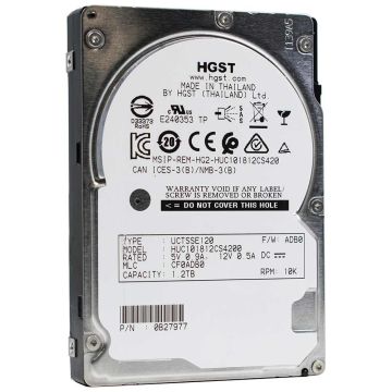 Western Digital HGST Ultrastar C10K1800 HUC101812CS4200 0B27977 1.2TB 10K RPM SAS 12Gb/s 512e 128MB 2.5 ISE Hard Drive (HUC101812CS4200_0B27977) thumbnail