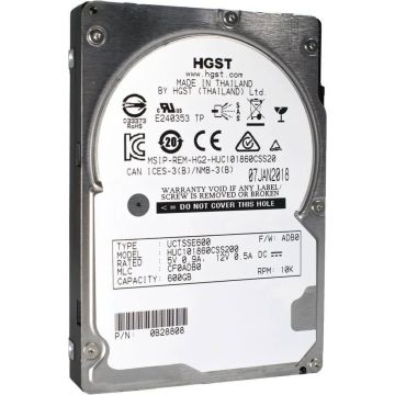 Western Digital HGST Ultrastar C10K1800 HUC101860CSS200 0B28808 600GB 10K RPM SAS 12Gb/s 512n 128MB 2.5 ISE Hard Drive (HUC101860CSS200_0B28808) thumbnail