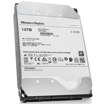 Western Digital Ultrastar DC HC510 HUH721010ALE600 0F27604 10TB 7.2K RPM SATA 6Gb/s 512e 256MB 3.5 ISE Hard Drive (HUH721010ALE600) thumbnail