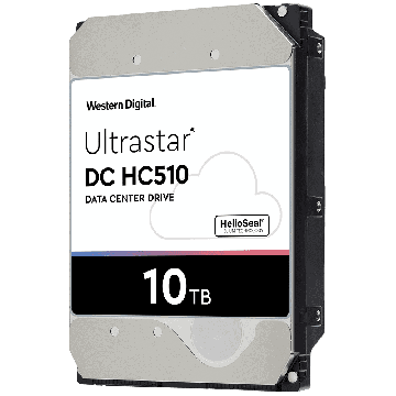 Western Digital Ultrastar DC HC510 HUH721010ALE604 0F27488 10TB 7.2K RPM SATA 6Gb/s 512e Power Disable Pin SE 3.5in Hard Drive (HUH721010ALE604-0F27488_PWR) thumbnail