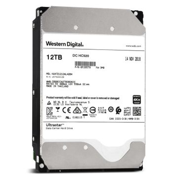 Western Digital WD Ultrastar DC HC520 HUH721212AL4204 0F29579 12TB 7.2K RPM Single Port SAS 12Gb/s 4Kn 3.5in Hard Drive (HUH721212AL4204-0F29579_NB) thumbnail
