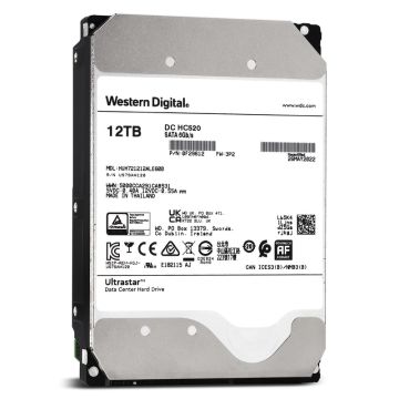 Western Digital HGST Ultrastar He12 HUH721212ALE600 0F30144 12TB 7.2K RPM SATA 6Gb/s 512e 256MB 3.5 ISE Hard Drive (HUH721212ALE600) thumbnail