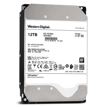 Western Digital Ultrastar DC HC520 HUH721212ALE601 0F30145 12TB 7.2K RPM SATA 6Gb/s 512e 3.5in Hard Drive (HUH721212ALE601) thumbnail