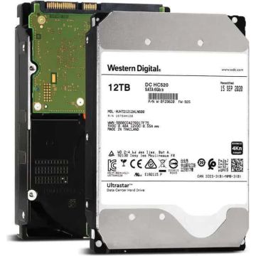 Western Digital Ultrastar DC HC520 HUH721212ALN600 0F29630 12TB 7.2K RPM SATA 6Gb/s 4Kn 3.5in Hard Drive (HUH721212ALN600) thumbnail