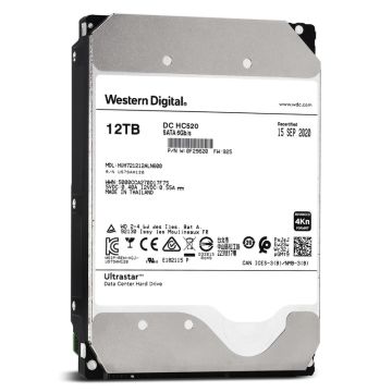 Western Digital HGST Ultrastar He12 HUH721212ALN600 0F29620 12TB 7.2K RPM SATA 6Gb/s 4Kn 256MB 3.5 ISE Power Disable Pin Hard Dr (HUH721212ALN600-0F29620_PWR) thumbnail