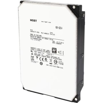 Western Digital HGST Ultrastar He8 HUH728080AL5204 0F25733 8TB 7.2K RPM SAS 12Gb/s 512e 128MB 3.5in HDD (HUH728080AL5204) thumbnail