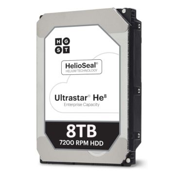 Western Digital Ultrastar He8 HUH728080ALE601 0F23763 8TB 7.2K RPM SATA 6Gb/s 512e 3.5in Hard Drive (HUH728080ALE601) thumbnail