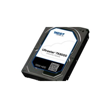 Western Digital HGST Ultrastar 7K6000 HUS726060AL4214 0F22810 6TB 7.2K RPM SAS 12Gb/s 4Kn 128MB 3.5 SE Hard Drive (HUS726060AL4214) thumbnail