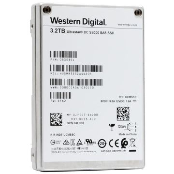 Western Digital Ultrastar DC SS300 HUSMR3232ASS205 JFCC7 3.2TB SAS 12Gb/s 3D MLC TCG-FIPS 2.5in Solid State Drive (HUSMR3232ASS205) thumbnail