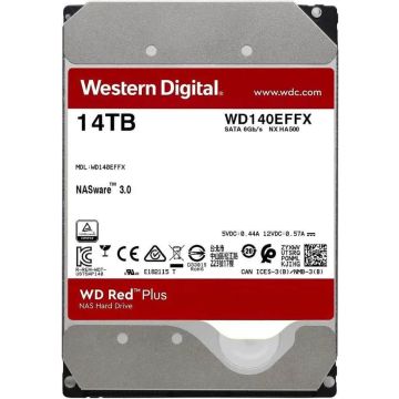 Western Digital WD Red WD140EFFX 14TB 7.2K RPM SATA 6Gb/s 512e 3.5in Hard Drive (WD140EFFX) thumbnail