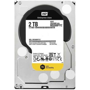 Western Digital Re WD2000FYYZ 2TB 7.2K RPM SATA 6Gb/s 64MB 3.5 Hard Drive (WD2000FYYZ) thumbnail