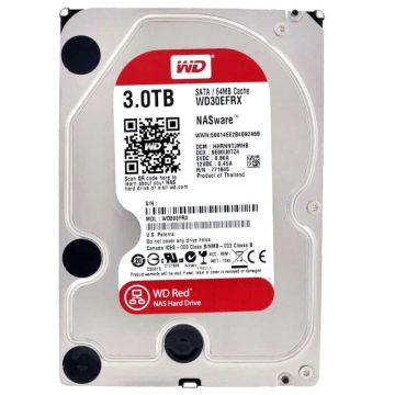 Western Digital Red WD30EFRX 3TB 5.4K RPM SATA 6Gb/s 3.5 Hard Drive (WD30EFRX) thumbnail