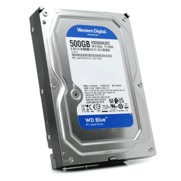 Western Digital Blue WD5000AZRZ 500GB 5.4K RPM SATA 6Gb/s 3.5in Hard Drive (WD5000AZRZ) thumbnail