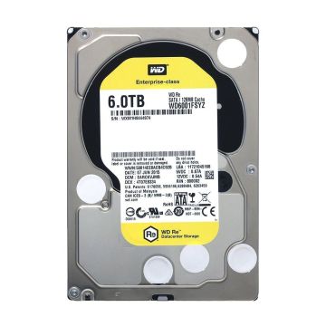 Western Digital Re WD6001FSYZ 6TB 7.2K RPM SATA 6Gb/s 128MB 3.5 Hard Drive (WD6001FSYZ) thumbnail