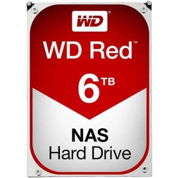 Western Digital Red WD60EFRX 6TB 5.4K RPM SATA 6Gb/s 64MB 3.5 Hard Drive (WD60EFRX) thumbnail