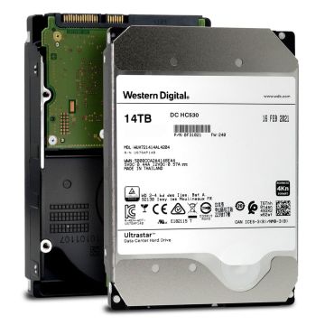 Western Digital Ultrastar DC HC530 WUH721414AL4204 0F31021 14TB 7.2K RPM Single Port SAS 12Gb/s 4Kn 3.5in Hard Drive (WUH721414AL4204_NB) thumbnail