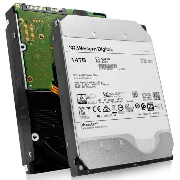 Western Digital Ultrastar DC HC550 WUH721814AL5201 0F38527 14TB 7.2K RPM SAS 12Gb/s 512e 3.5in Hard Drive (WUH721814AL5201) thumbnail
