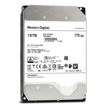 Western Digital Ultrastar DC HC550 WUH721816ALE604 0F38477 16TB 7.2K RPM SATA 6Gb/s 512e 3.5in Power Disable Hard Drive (WUH721816ALE604_PWR) thumbnail