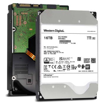 Western Digital Ultrastar DC HC550 WUH721816ALE6L1 0F38461 16TB 7200 RPM SATA 6Gb/s 512e 3.5in Hard Drive (WUH721816ALE6L1) thumbnail