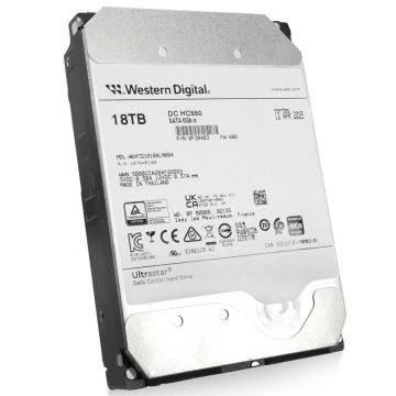 Western Digital Ultrastar DC HC550 WUH721818ALN604 0F38403 18TB 7.2K RPM SATA 6Gb/s 4Kn 3.5in Hard Drive (WUH721818ALN604-0F38403_PWR) thumbnail