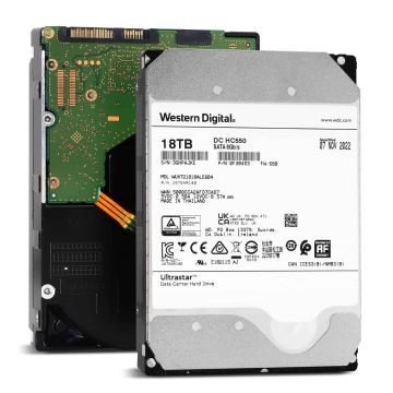 Western Digital Ultrastar HC550 WUH721818ALN604 0F38414 18TB 7.2K RPM SATA 6Gb/s 4Kn Power Disable 3.5in Hard Drive (WUH721818ALN604-0F38414_PWR) thumbnail