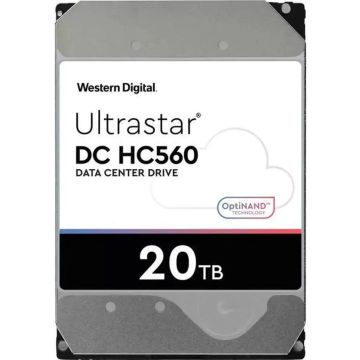 Western Digital Ultrastar DC HC560 WUH722020BLE6L1 0F38785 20TB 7.2K RPM SATA 6Gb/s 512e SED 3.5in Hard Drive (WUH722020BLE6L1) thumbnail