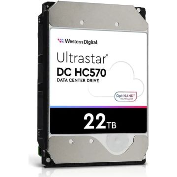 Western Digital Ultrastar DC HC570 WUH722222AL4207 0F48008 22TB 7.2K RPM SAS 12Gb/s 4Kn 3.5in Hard Drive (WUH722222AL4207) thumbnail
