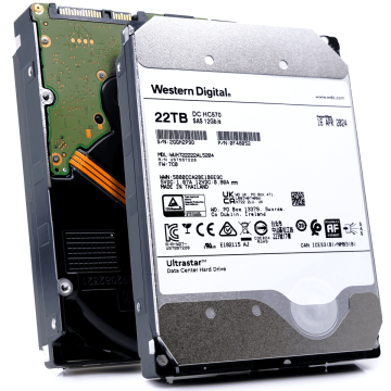 Western Digital Ultrastar DC HC570 WUH722222AL5204 0F48052 22TB 7.2K RPM SAS 12Gb/s 512e 3.5in Hard Drive (WUH722222AL5204) thumbnail