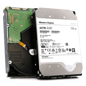 Western Digital Ultrastar DC HC570 WUH722222ALE604 0F48290 22TB 7.2K RPM SATA 6Gb/s 512e 3.5in Hard Drive (WUH722222ALE604-0F48290_PWR) thumbnail