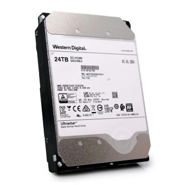 Western Digital Ultrastar DC HC580 WUH722424ALE604 0F62798 24TB 7.2K RPM SATA 6Gb/s 512e 3.5in Hard Drive (WUH722424ALE604-0F62798_PWR) thumbnail