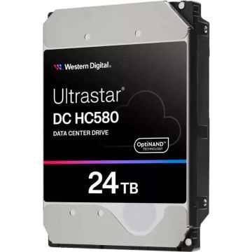 Western Digital Ultrastar DC HC580 WUH722424ALE6L4 0F62796 24TB 7.2K RPM SATA 6Gb/s 512e SE 3.5in Hard Disk Drive (WUH722424ALE6L4) thumbnail