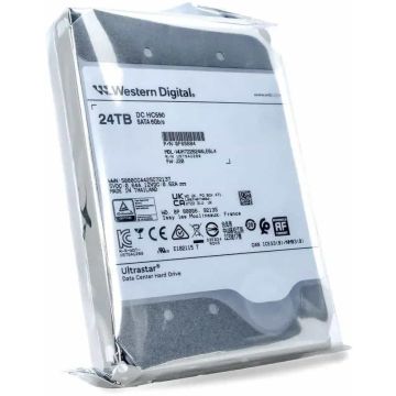 Western Digital Ultrastar HC590 WUH722624ALE6L4 0F65684 24TB 7.2K RPM SATA 6Gb/s 512e 3.5in Hard Drive (WUH722624ALE6L4) thumbnail
